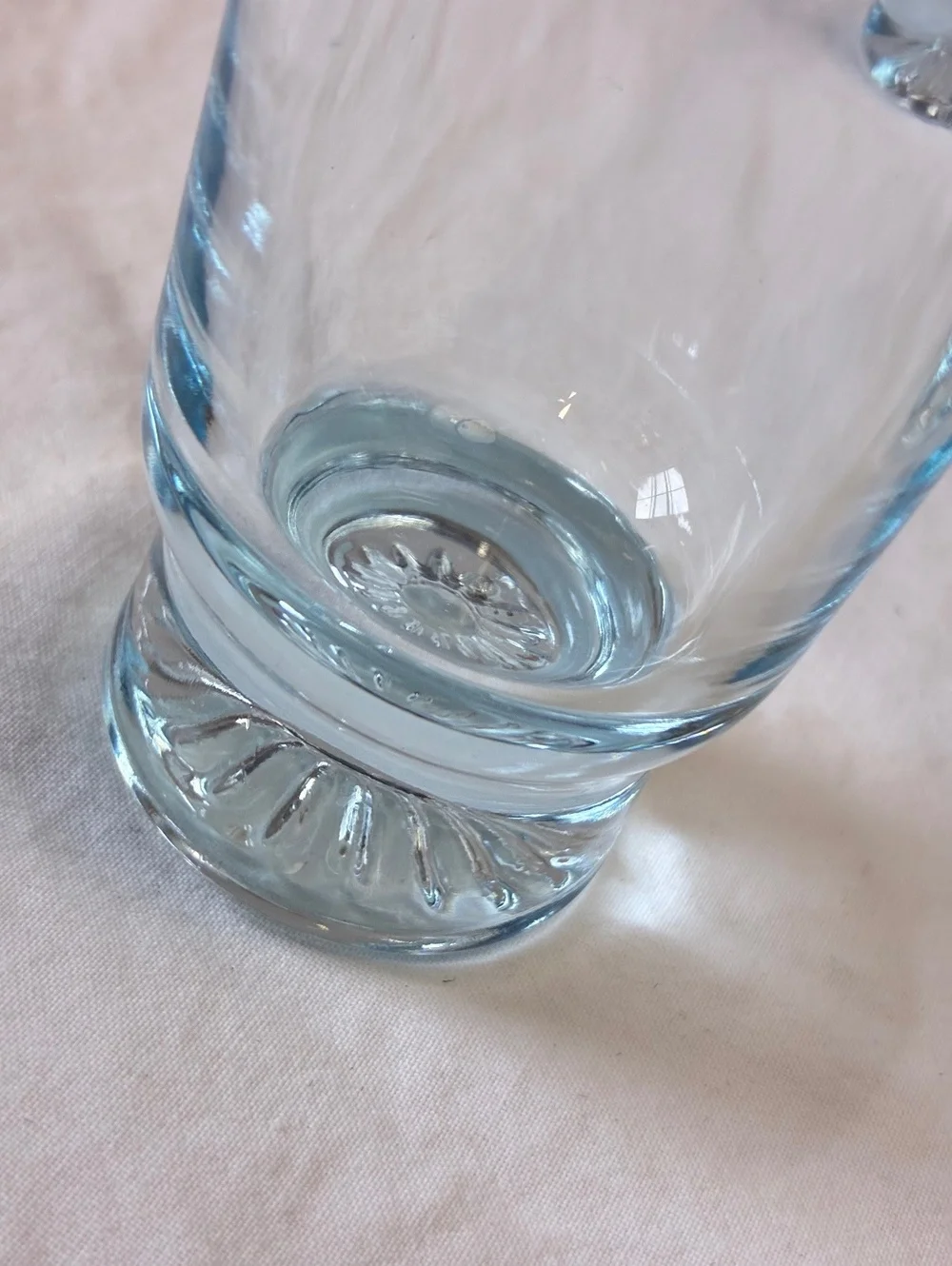 Vintage Star sapphire cordial glasses